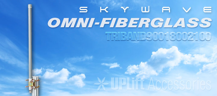 Tri-Band Omni-Fiberglass Antenna