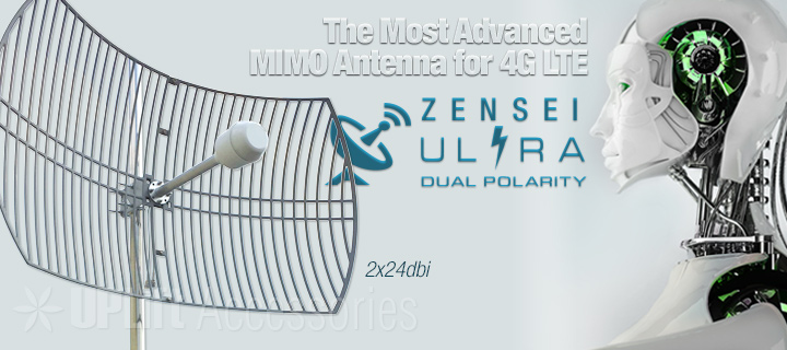Zensei Ultra MIMO Parabolic Grid Antenna