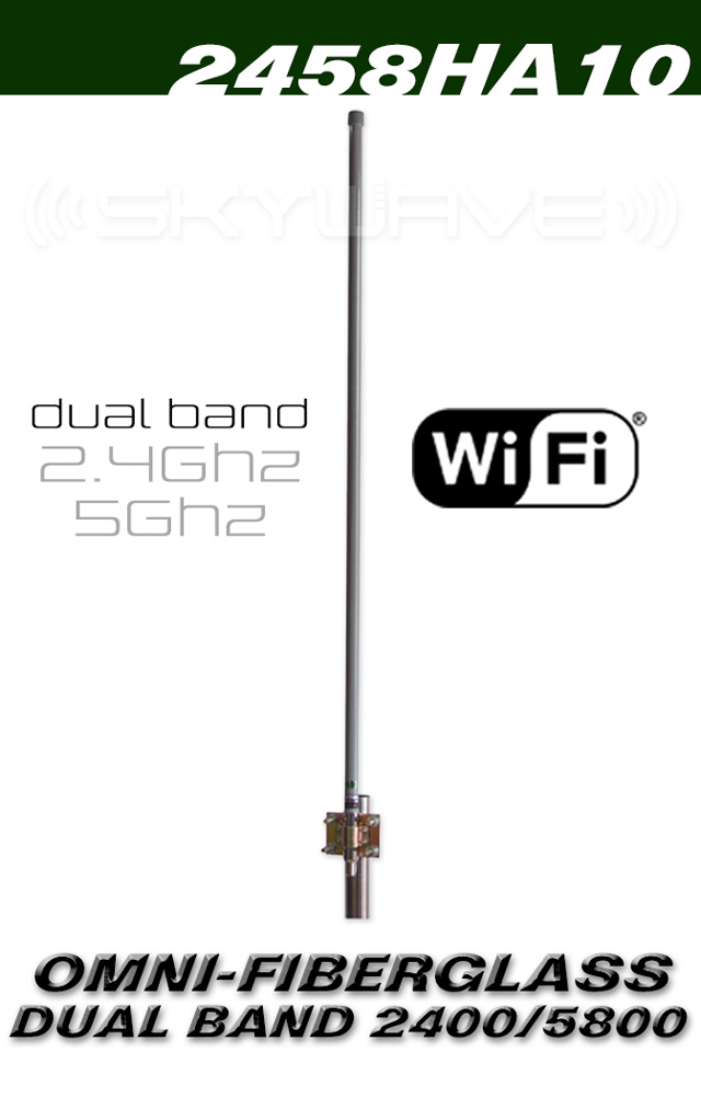Dual Band Omni-Fiberglass Antenna