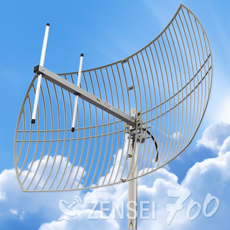 Zensei Ultra Parabolic Grid Antenna for 700Mhz 4G LTE